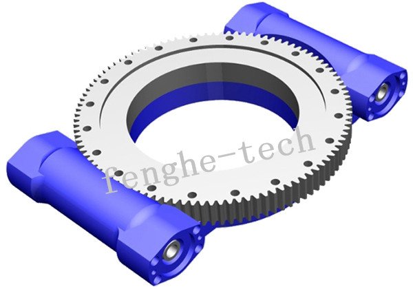 Open Type Slewing Drive with Worm Gear