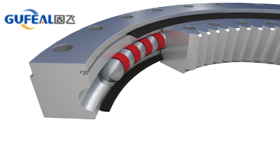 Single-Row Ball Type Internal Gear Slewing Bearing
