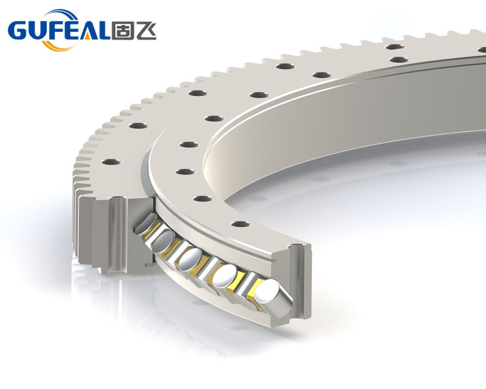 Single Row Crossed Roller External Gear Bearing