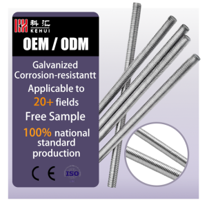 M6 X 100mm Fully Threaded Rod Stainless Steel Galvanized Long Rod Bolts Product Type Threaded Rod for Modular Furniture Assembly