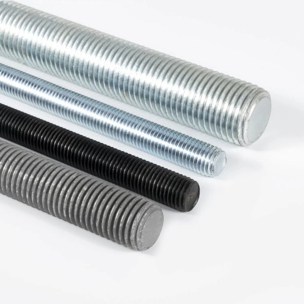 M6 M8 M10 Steel DIN 975 Fully Threaded Right Hand Black High Tensile Strength Threaded Rod Bar
