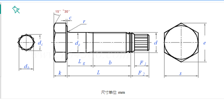 Custom LOGO High Tensile M12 M14 M16 Metric Full Thread Bolt Hex Head Structural Steel Cap Screw Grade 10.9 12.9 DIN933 Standard specifications