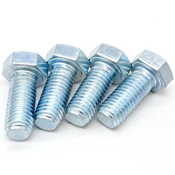 Nonstandard Bolts Zinc Plated Pernos Hexagonales Con Sistema Mtrico En Pulgadas DIN933 DIN931 8.8 10.9 Grade 5 Hexagonal Bolt
