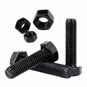 China High Strength Hex Bolt Hex Head Carbon Steel Grade 10.9/12.9 DIN/ASTM Standard Black Finish Factory Workshop