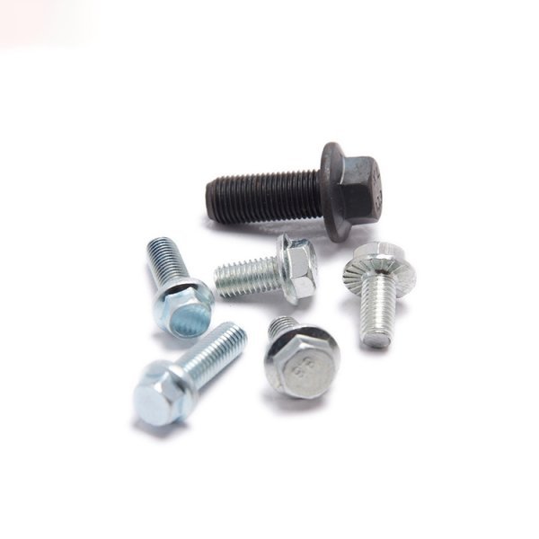 Grade 10.9 Black Oxide Hex Flange Bolt Serrated Flange Head Hex Bolt M6 M8 M10 M12 M14 M16 Hexagon Flange Bolts with Nut Zinc