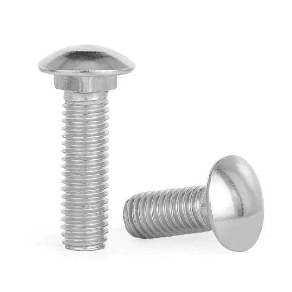 Square Neck Round Head Timber Joint Solutions Carriage Bolt Carbon Steel Zinc Plated DIN 603 Standard Fine Thread
