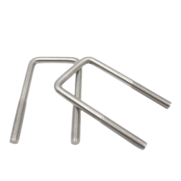 SS304 SS316 Stainless Steel U Bolt U Clamp Pipe Fastener M6 M8 M10 M12 M16 Custom Size U Shape Bolt for Solar Bracket Pipeline
