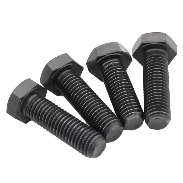 Factory Supply High Tensile Steel Hex Head Bolt 8.8 10.9 12.9 Black Cxide Din933 M30 Full Thread M20 Bolt Coarse Thread for Sale