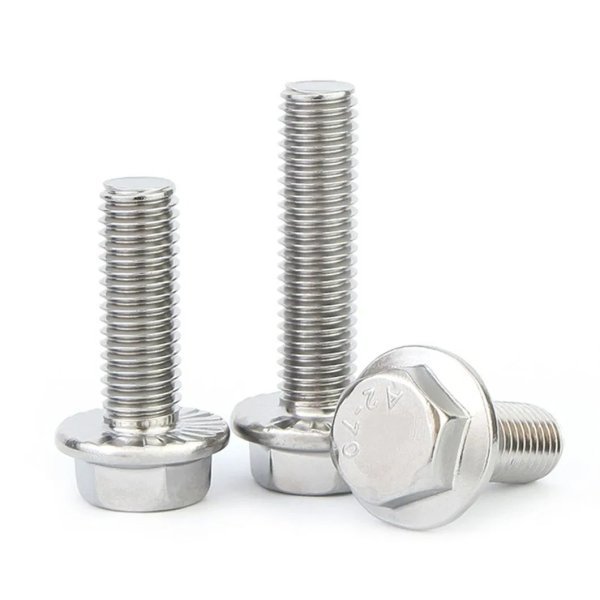 Bolt Custom A2-70 Stainless Steel Nut and Bolt Hexagon Flange Head Bolts 304/316 Stainless Steel Flange Bolts