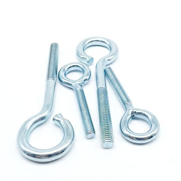Zinc Plated Carbon Steel Metric Eye Bolt Screws M6 M8 M10 M20 M30 Lifting Fasteners Eye Bolt M22 M6 Eye Bolts