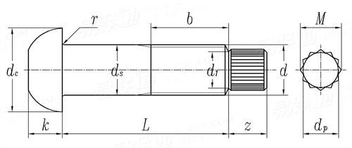 Grade 10.9/12.9 Carbon Steel Black Torque Shear Bolts-Mushroom Head Twist-Off TC Tension Control Bolts for Secure Building specifications