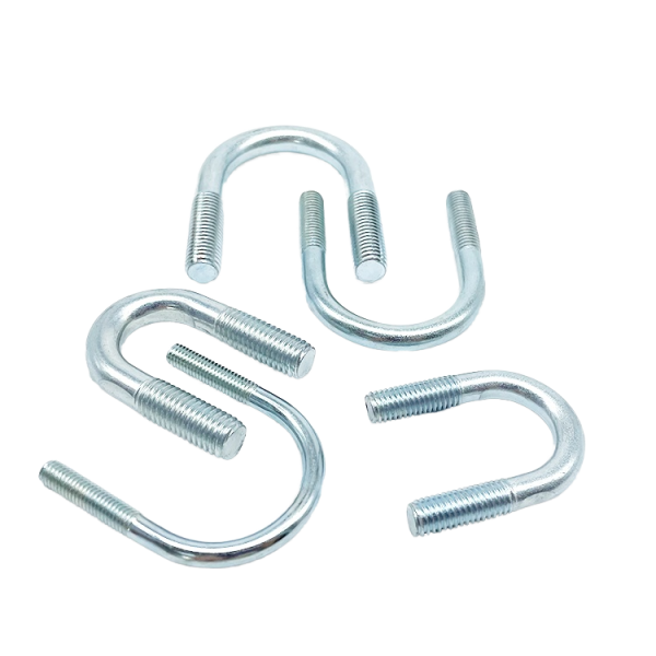 DIN3570 Blue Zinc Plated Galvanized Metric M3 M6 M8 M14 M27 M32 U Bolts Carbon Steel Class 8.8 U Shaped U-bolt U Bolt