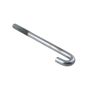 Free Sample j Bolt High Tensile j Bolt M12 X 150 Half Thread Carbon Steel Concrete Anchor Bolt with Hook for Steel Structure