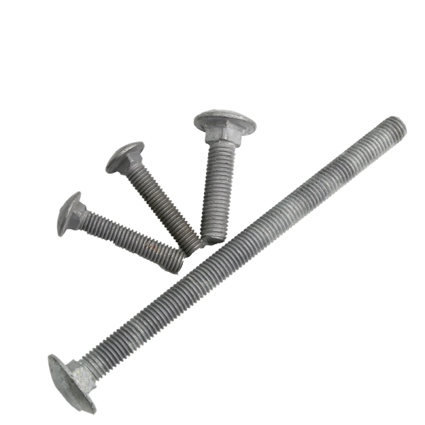 M6 M8 M10 M12 M14 M16 M20 metric Size Hot DIP Galvanized HDG Round Head Square Neck Carriage Bolt 16MM-200MM length ISO