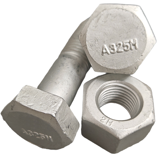 A325 Heavy Hexagon Head Bolt UNF UNC Thread Grade Class 10 Steel Zinc Plated Bolt HDG Sems Bolts and Nuts One-stop Procurement