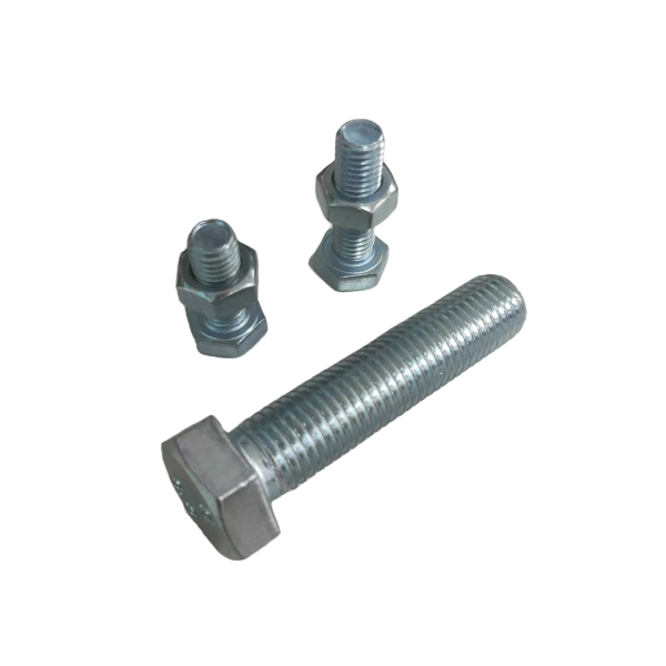DIN931 Grade 4.8 Carbon Steel Zinc Plain Partially Threaded Plain Hex Head Bolts M6-M24 12mm Length M20-bolt-8.8