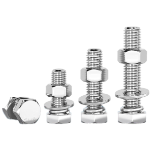 Pernos De Acero Inoxidable M10 Bolt and Nut Set F593c Hex Bolt Stainless Steel Bolts and Nuts DIN931/933 A2-70 A2-80 Steel