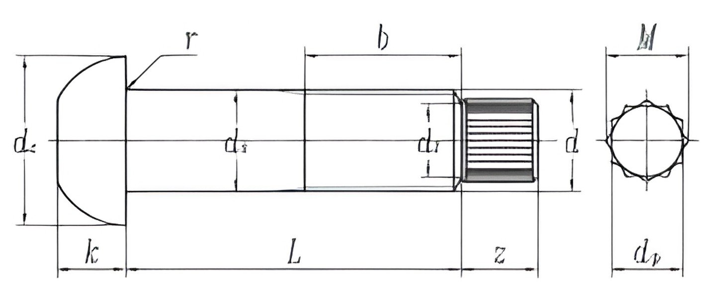 ISO Certified Grade 10.9 12.9 Torque Shear Bolts Mill Certificate Fast Response A490 TC Bolt Carbon Steel Torsional Shear Bolt specifications