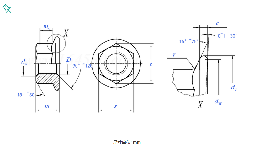Supply Versatile Galvanized Stainless Steel Hex Flange Nuts Multiple Sizes with Hex Head 3/4 Thread Nut DIN6923 Nut specifications