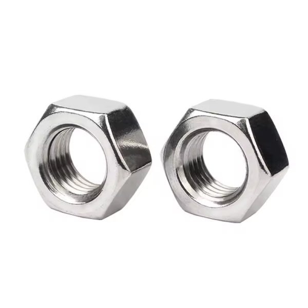 Factory Stainless Steel 3/8 3/4 Thread Nut Ss304 Hex Nut Fine Thread Nut Din 934 Class 10 A2-70 A4-80 Stainless Steel Hex Nuts