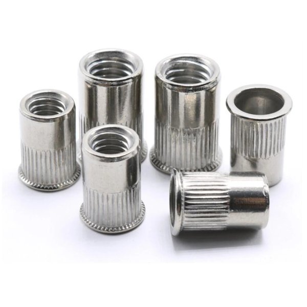 M3-M12 Threaded SS304 Stainless Steel Inner Hex Rivet Nut Open End Half Hexagon Blind Rivet Nuts with Reduced Hex Head Rivet Nut