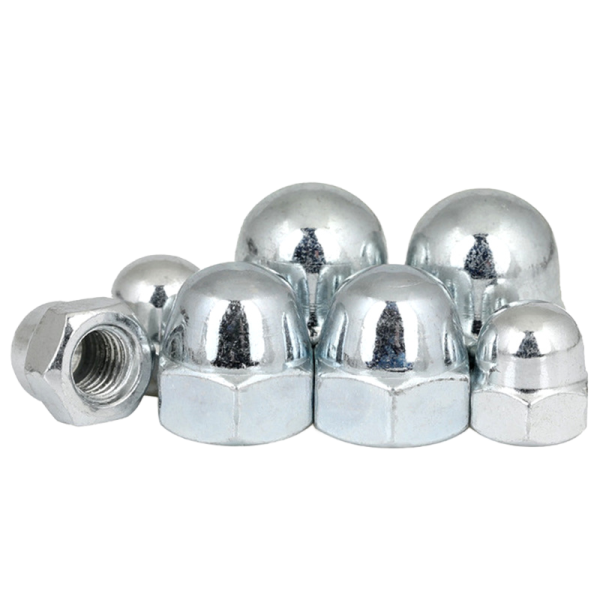 Chinese Stainless Steel 304 316 Domed Hex Cap Nuts 3/4 10 Acorn Nuts 3/4"*10 Acorn Nuts DIN1587 Thread Polished Finish Hex Body