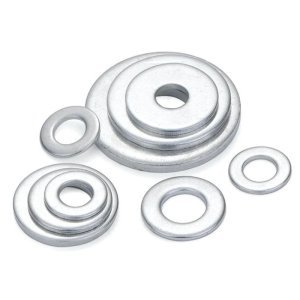 304/316 Stainless Steel M4 M6 M8 Washers Zinc Split Style Quakeproof Carbon Steel Flat Washers for Construction